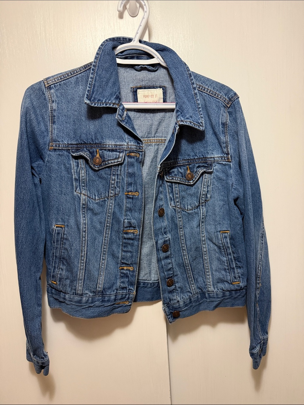 Forever 21 Medium Blue Denim Jacket - Women's